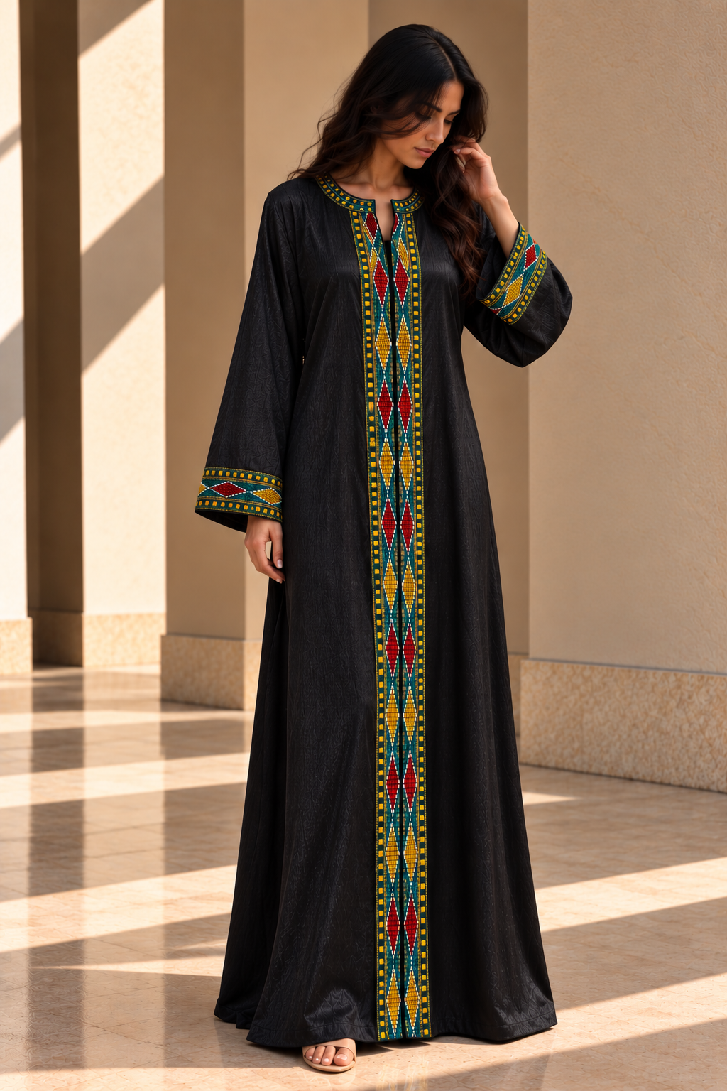 Tibeb Abaya 01 front view